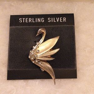 Vintage Swan Brooche